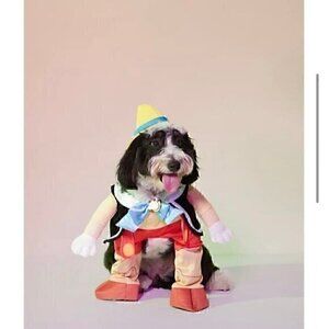 🆕 Pinocchio Dog Halloween Costume Size Small